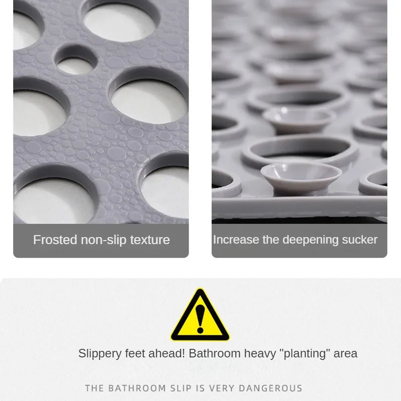 UltimateGrip™ Anti-Slip Shower Mat – TPE Comfort with Ultra Suction Power