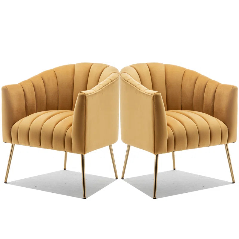 Murrow Velvet Accent Chair