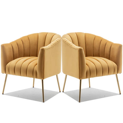 Murrow Velvet Accent Chair