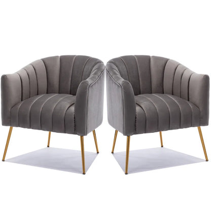 Murrow Velvet Accent Chair