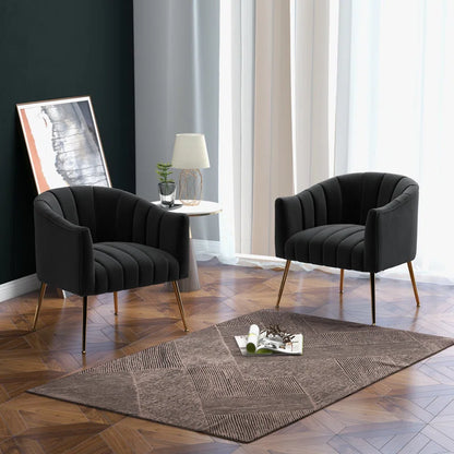 Murrow Velvet Accent Chair