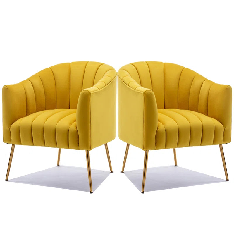 Murrow Velvet Accent Chair