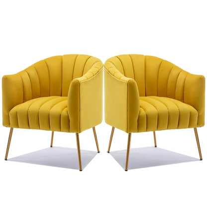 Murrow Velvet Accent Chair