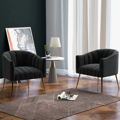 Murrow Velvet Accent Chair