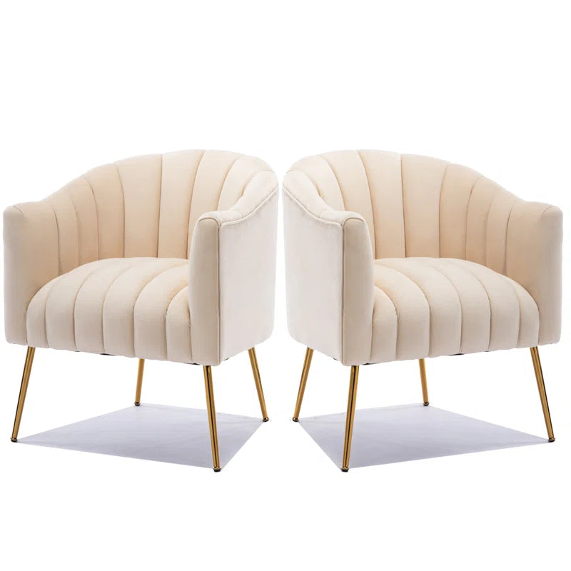 Murrow Velvet Accent Chair