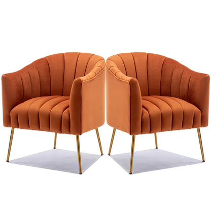 Murrow Velvet Accent Chair