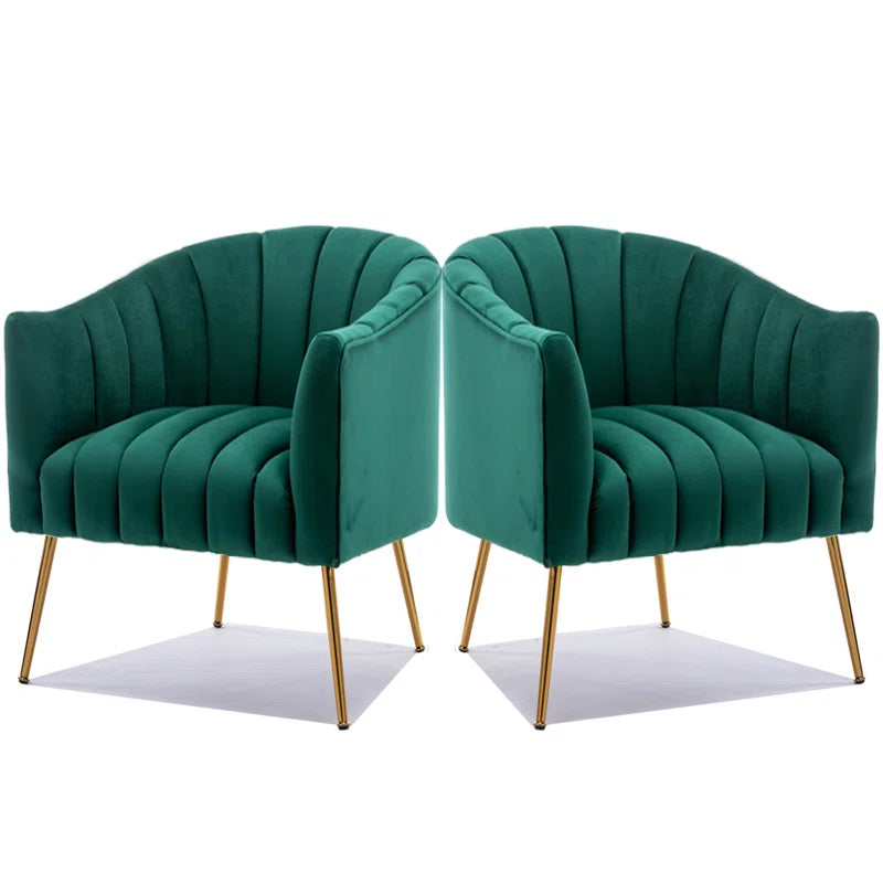 Murrow Velvet Accent Chair