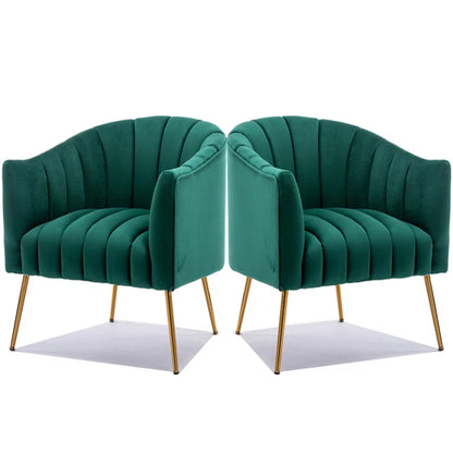 Murrow Velvet Accent Chair