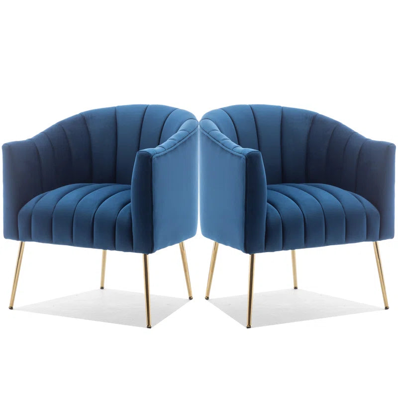 Murrow Velvet Accent Chair