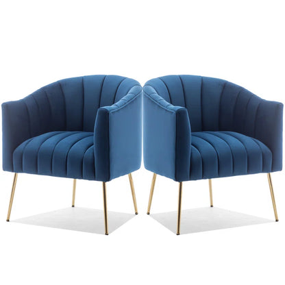 Murrow Velvet Accent Chair