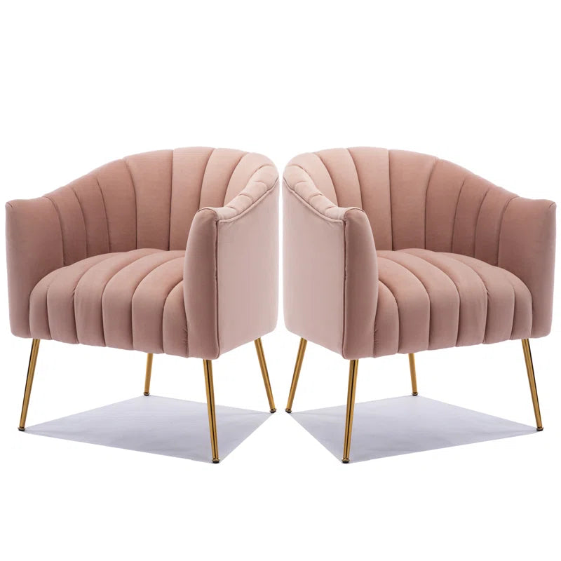 Murrow Velvet Accent Chair