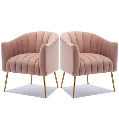 Murrow Velvet Accent Chair