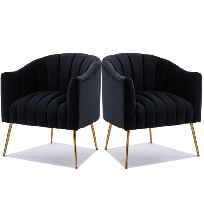 Murrow Velvet Accent Chair