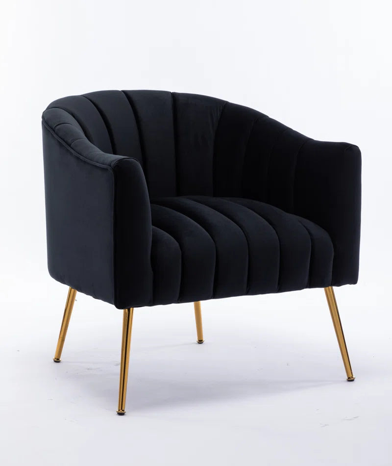 Murrow Velvet Accent Chair
